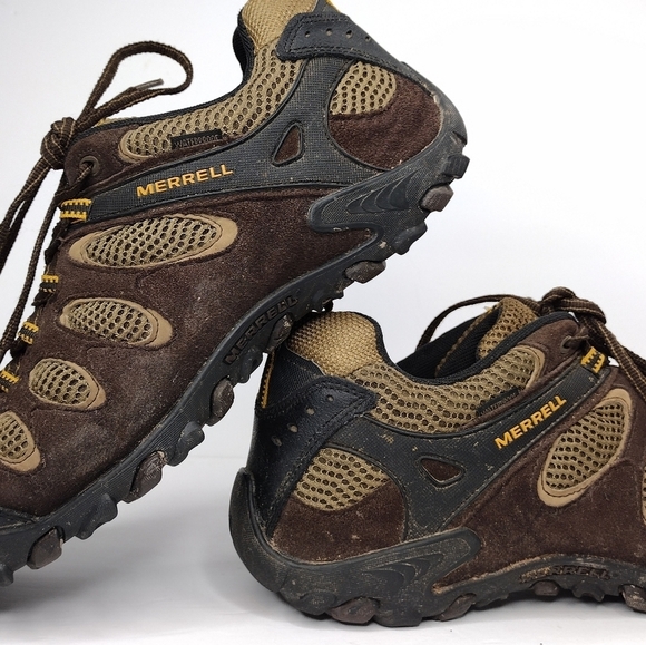 Merrell Vertis Ventilator Waterproof Leather Hiking Sneakers Athletic Shoes - Picture 14 of 14